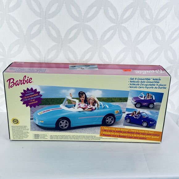 2002 Barbie Baby Blue Fab 4 Convertible Car Mattel Special Value Variant - Picture 7 of 16